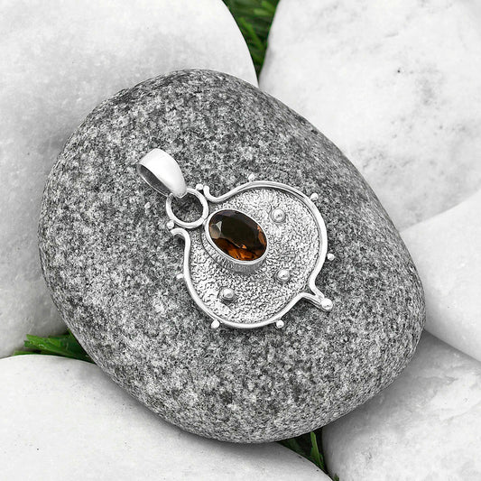 Natural Smoky Quartz - Brazil Pendant P-1403 SDP141339