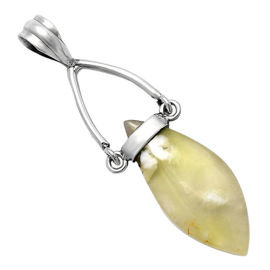 Natural Australian Prehnite Pendant P-1726 SDP141438