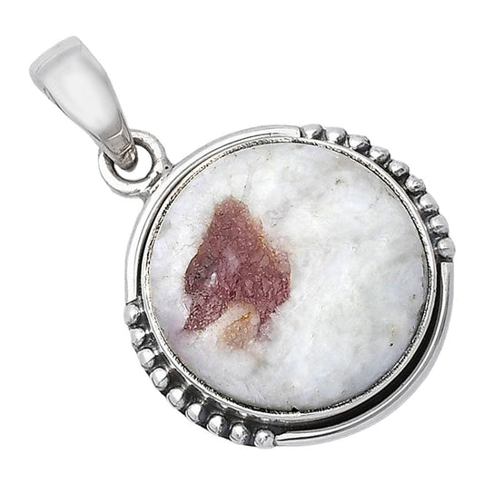 Natural Pink Tourmaline in Quartz Pendant P-1326 SDP141711