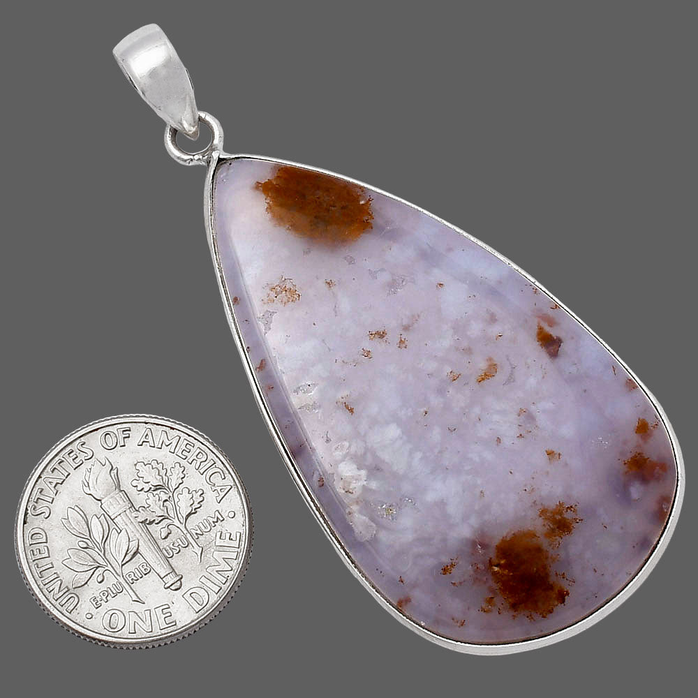 Natural Robinson Ranch Plume Agate Pendant P-1001 SDP141783