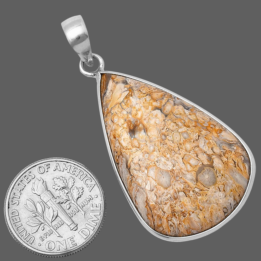 Natural Rock Calcy Pendant P-1001 SDP141819