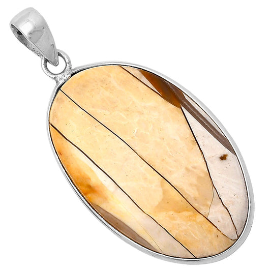 Natural Brecciated Mookaite Pendant P-1001 SDP141876