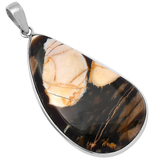 Natural Peanut Wood Pendant P-1001 SDP142023