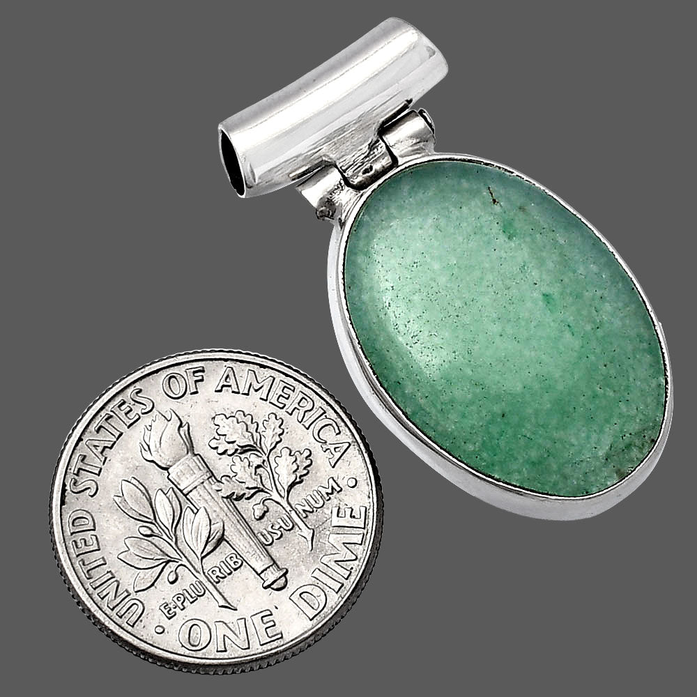 Natural Green Aventurine Pendant P-1621 SDP142731