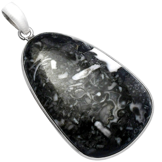Natural Mexican Cabbing Fossil Pendant P-1001 SDP142895