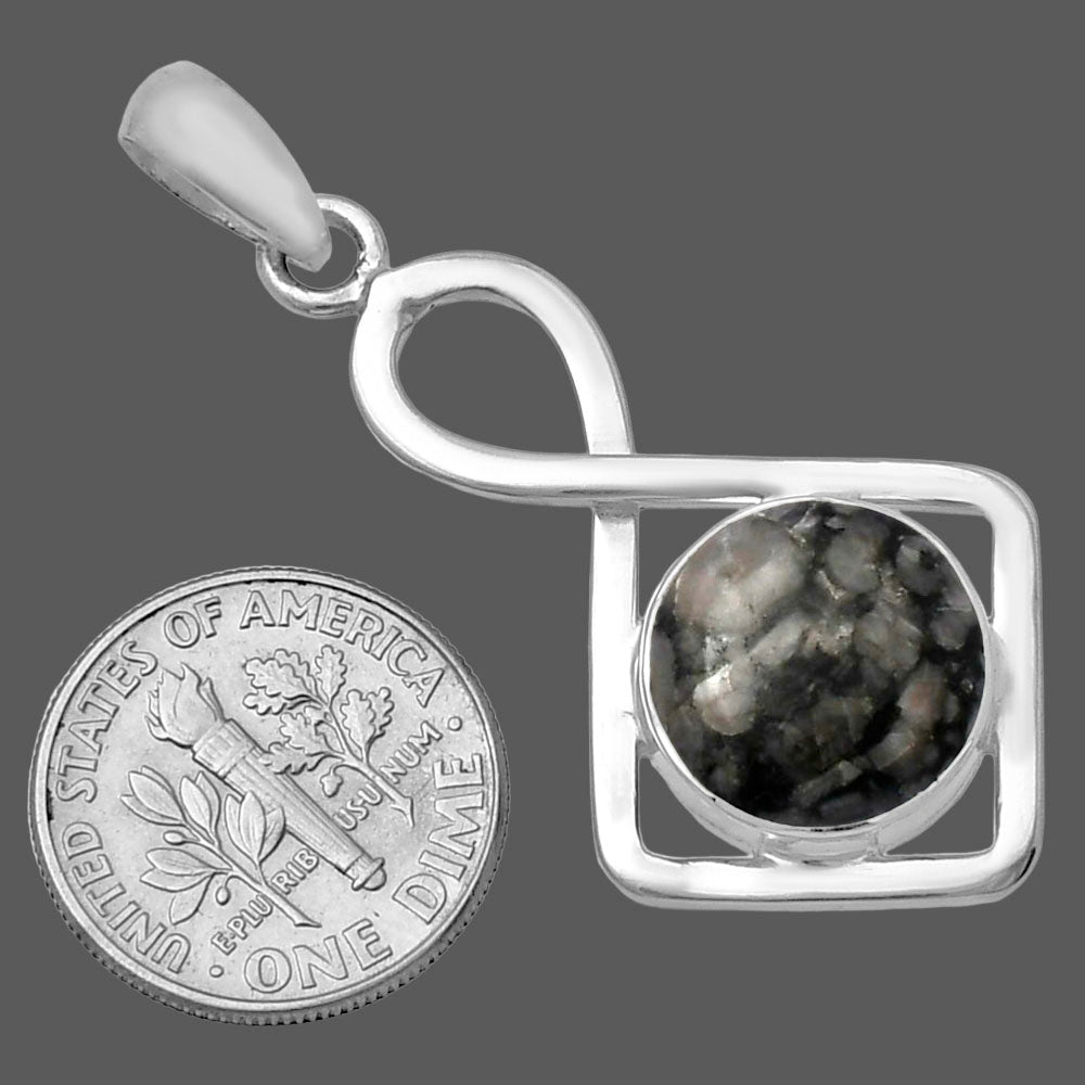 Natural Crinoid Fossil Coral Pendant P-1011 SDP143171