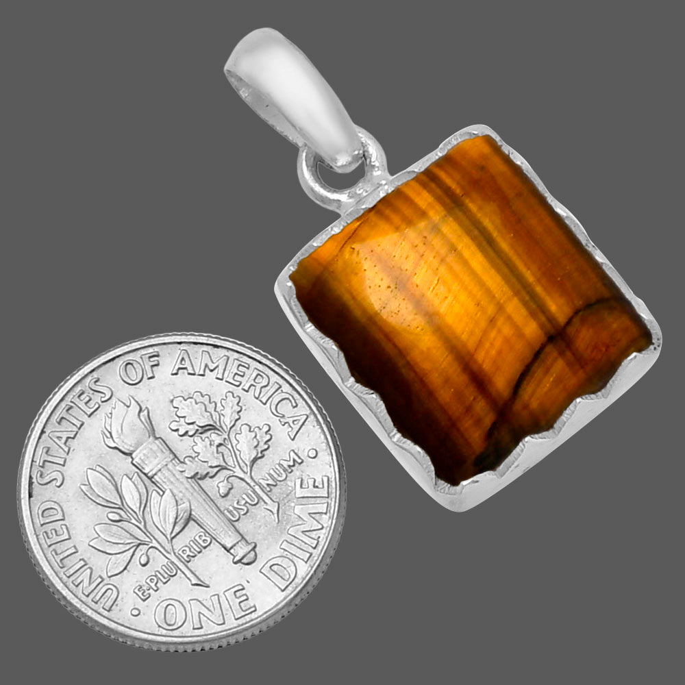 Natural Tiger Eye - Africa Pendant P-1325 SDP143201
