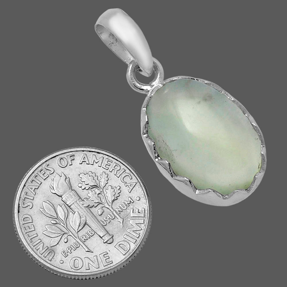 Natural Prehnite Pendant P-1325 SDP143217