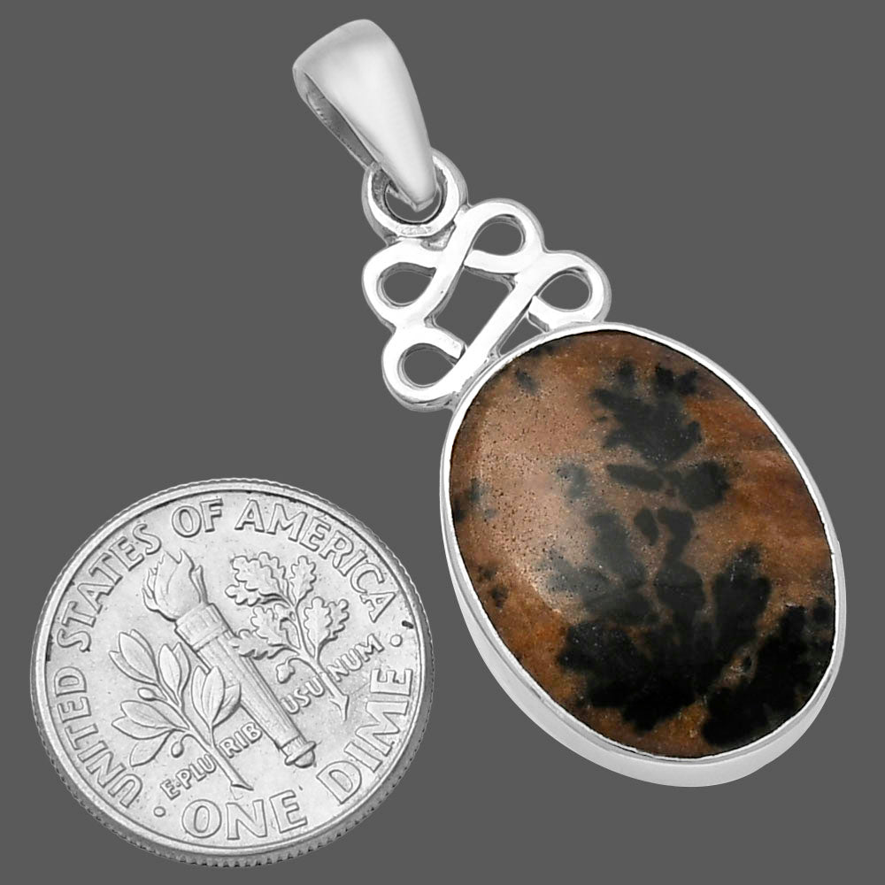 Natural Russian Honey Dendrite Opal Pendant P-1554 SDP143255