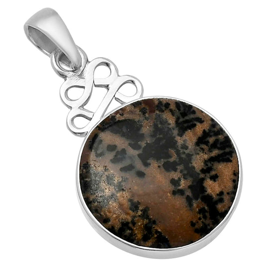 Natural Russian Honey Dendrite Opal Pendant P-1554 SDP143262