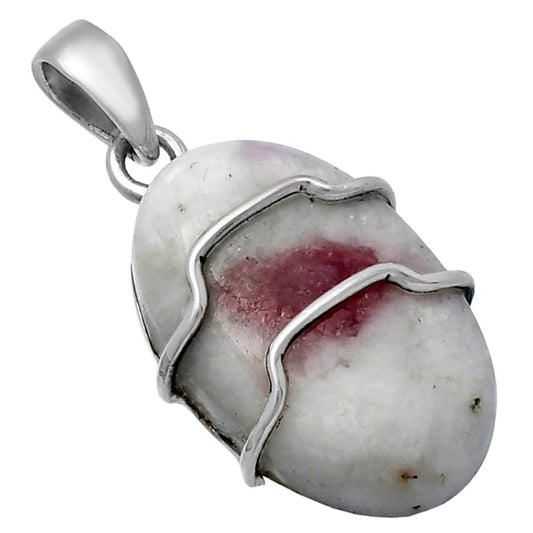 Natural Pink Tourmaline In Quartz Pendant P-1638 SDP143340