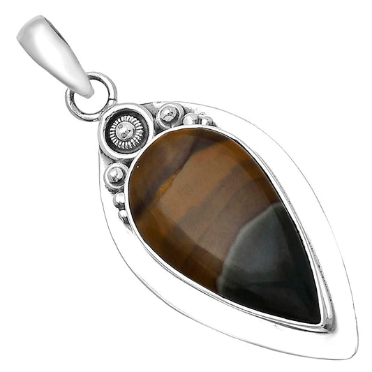 Natural Polygram Jasper Pendant P-1350 SDP143814