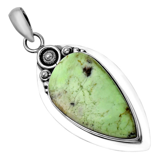 Natural Lemon Chrysoprase Pendant P-1350 SDP143826
