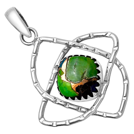 Multi Copper Turquoise - Arizona Pendant P-1370 SDP143854