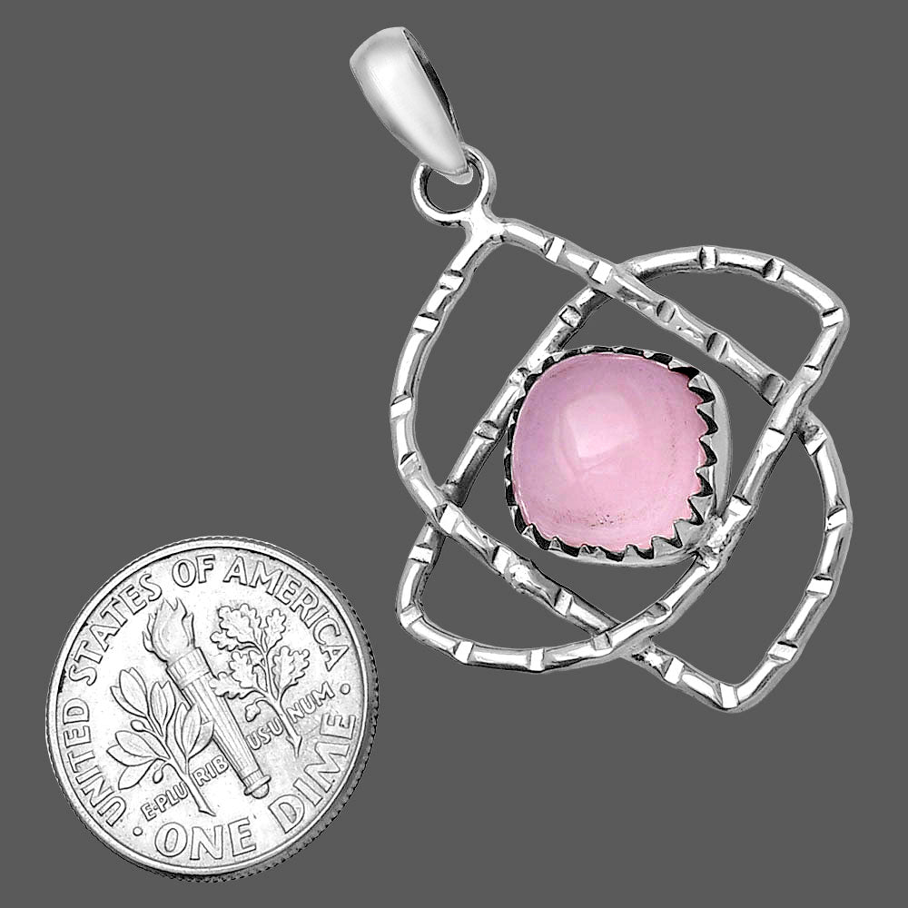 Natural Rose Quartz - Madagascar Pendant P-1370 SDP143906