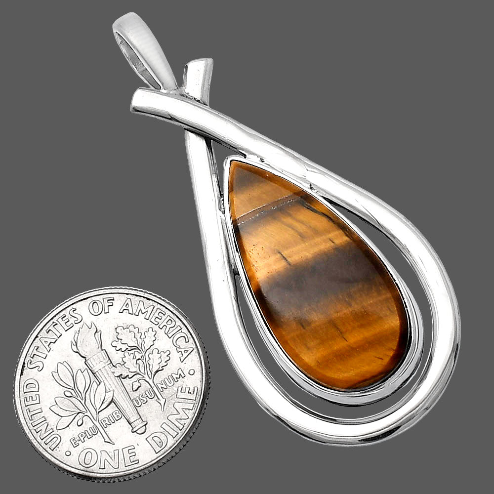 Natural Tiger Eye - Africa Pendant P-1314 SDP143999