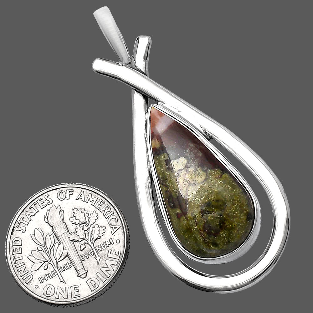 Dragon Blood Stone - South Africa Pendant P-1314 SDP144006
