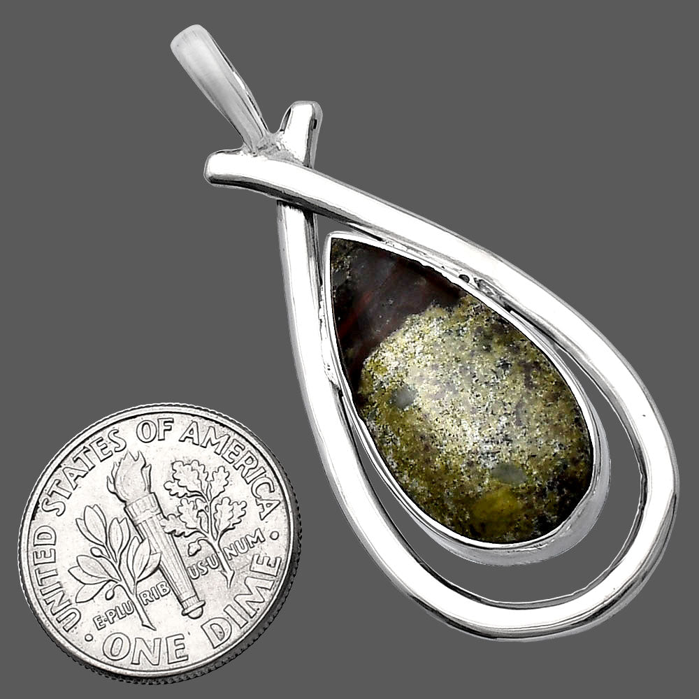 Dragon Blood Stone - South Africa Pendant P-1314 SDP144009