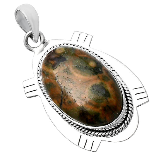Natural Ocean Jasper - Madagascar Pendant P-1463 SDP144053