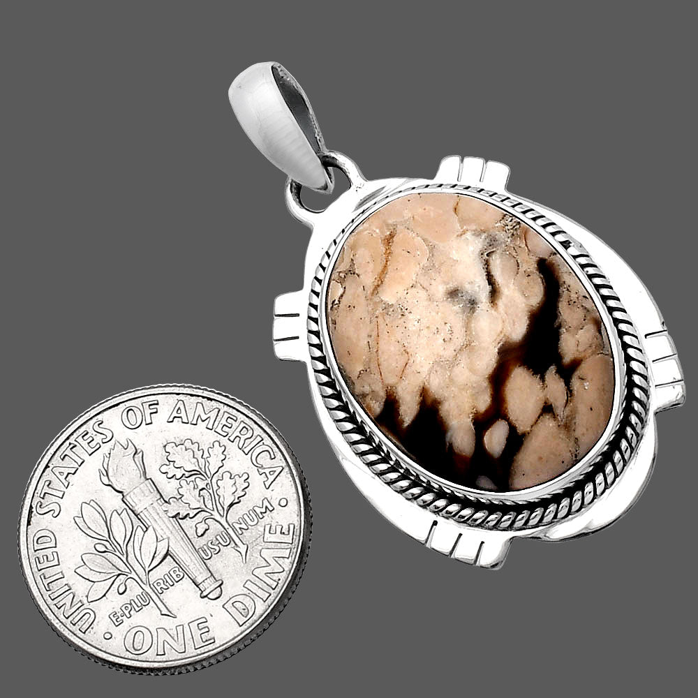 Natural Peanut Wood Pendant P-1463 SDP144075