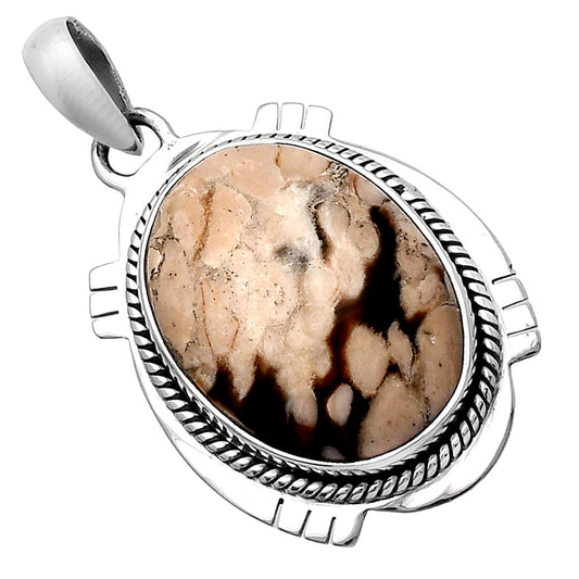 Natural Peanut Wood Pendant P-1463 SDP144075