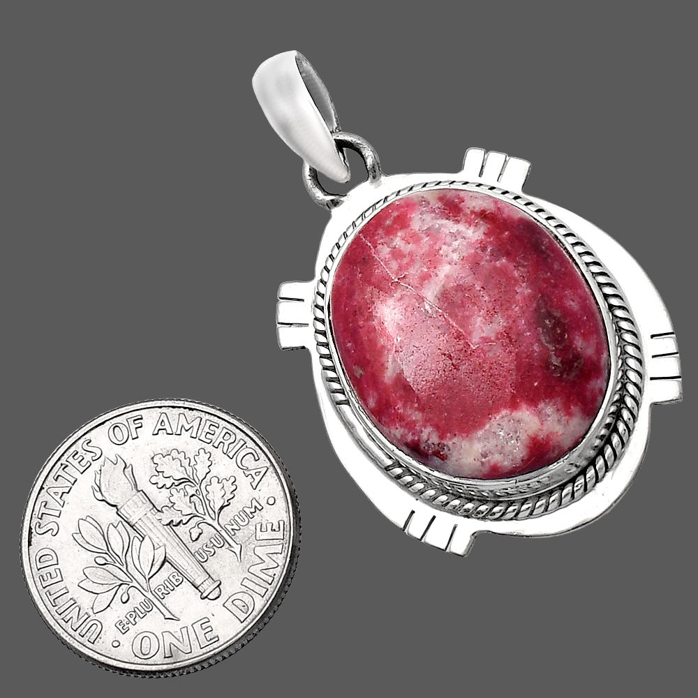 Natural Pink Thulite - Norway Pendant P-1463 SDP144079