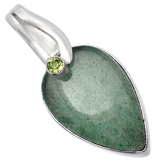 Natural Green Aventurine & Peridot Pendant P-1251 SDP144096