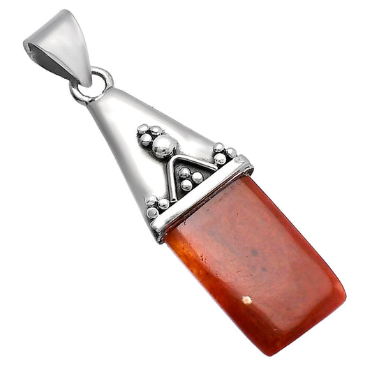 Natural Red Moss Agate Pendant P-1139 SDP144143