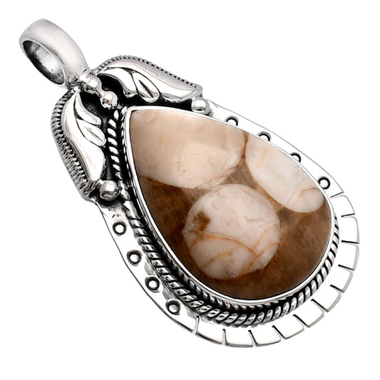 Natural Peanut Wood Pendant P-1568 SDP144227