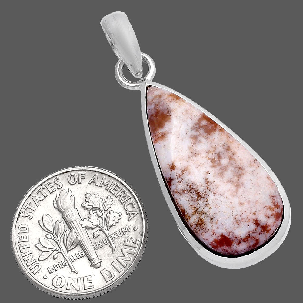Natural Red Moss Agate Pendant P-1002 SDP144588