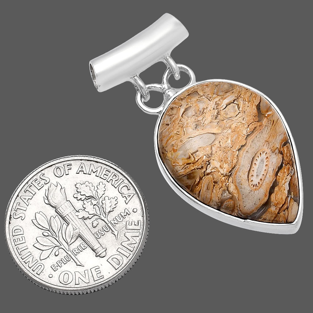 Natural Rock Calcy Pendant P-1198 SDP144613