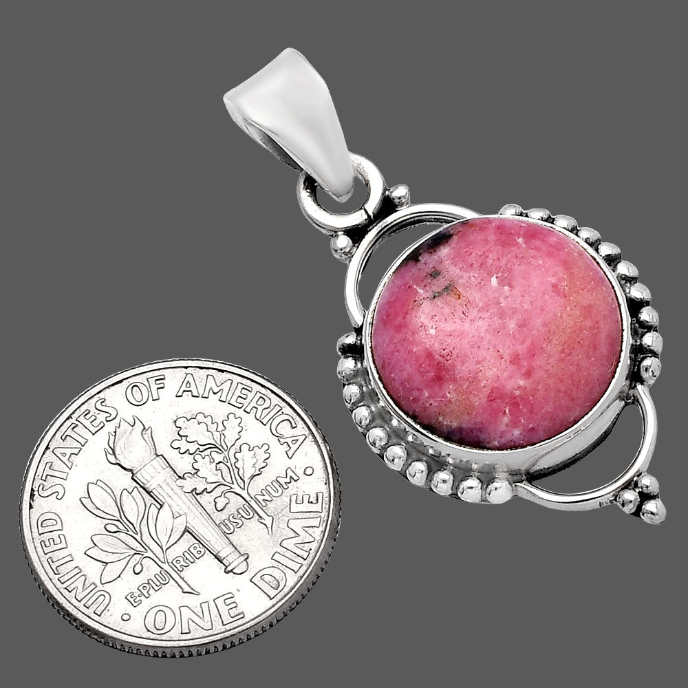 Natural Rhodonite Pendant P-1639 SDP144685