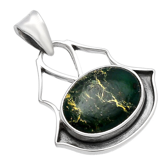 Natural Green Fuchsite Pendant P-1197 SDP144752