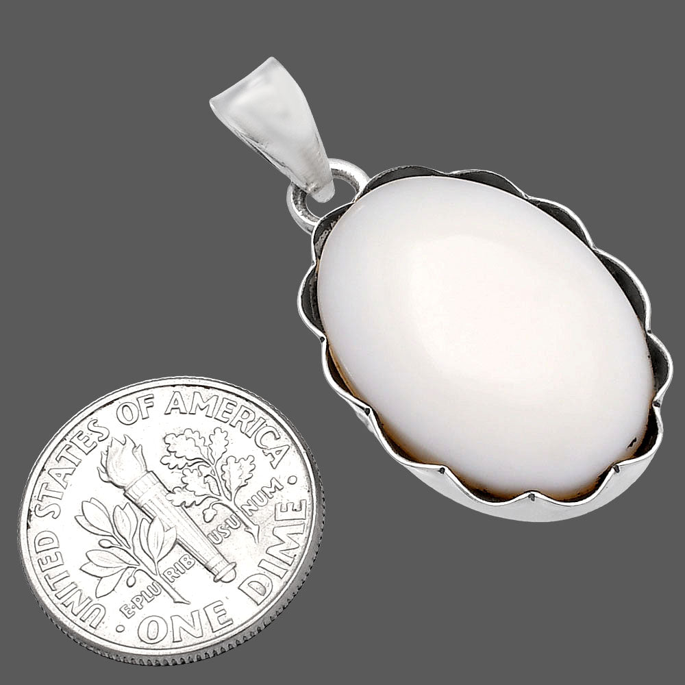 Natural White Opal Pendant P-1555 SDP144769