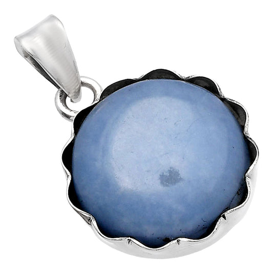 Natural Angelite Pendant P-1555 SDP144774