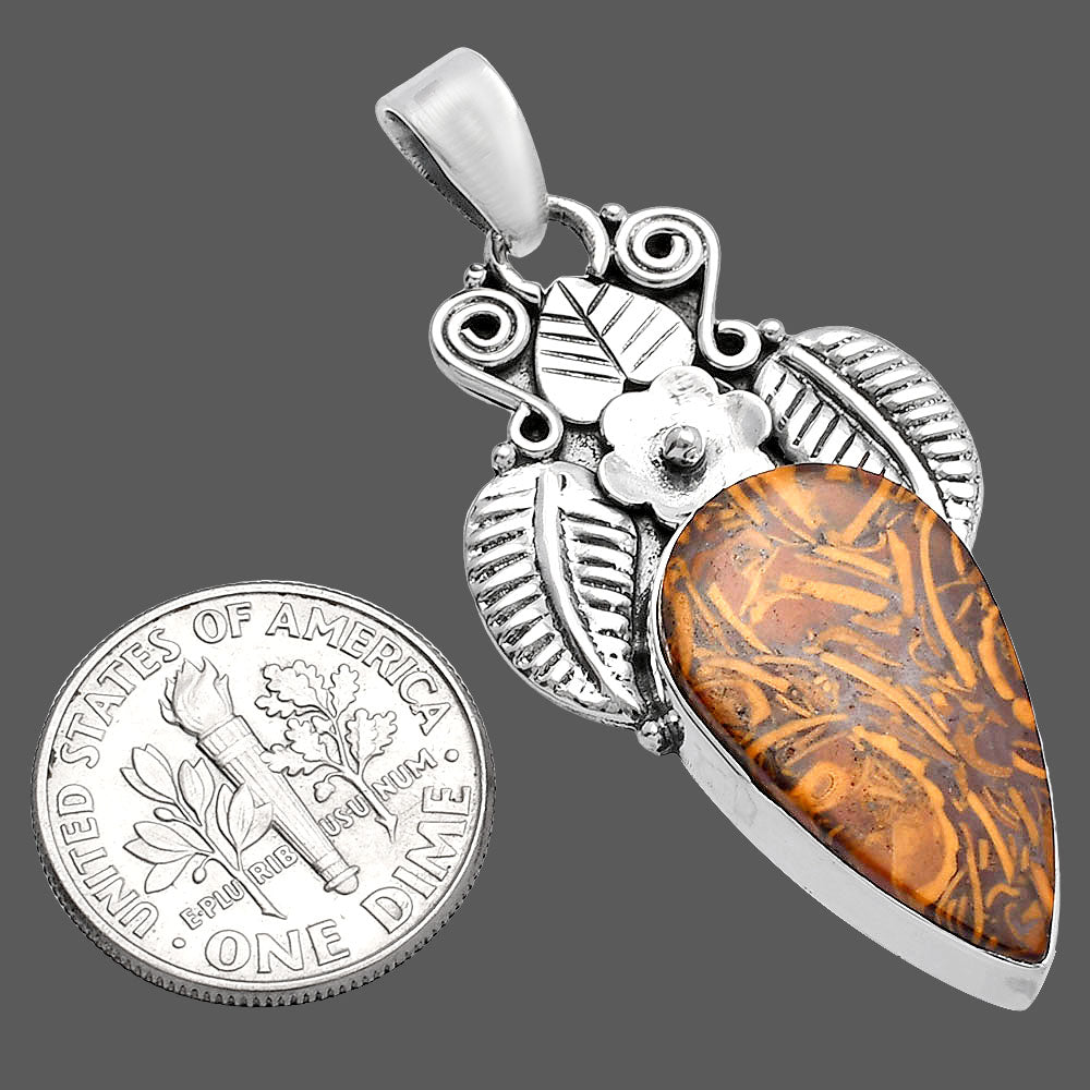 Southwest Design - Coquina Fossil Jasper Pendant P-1419 SDP144808
