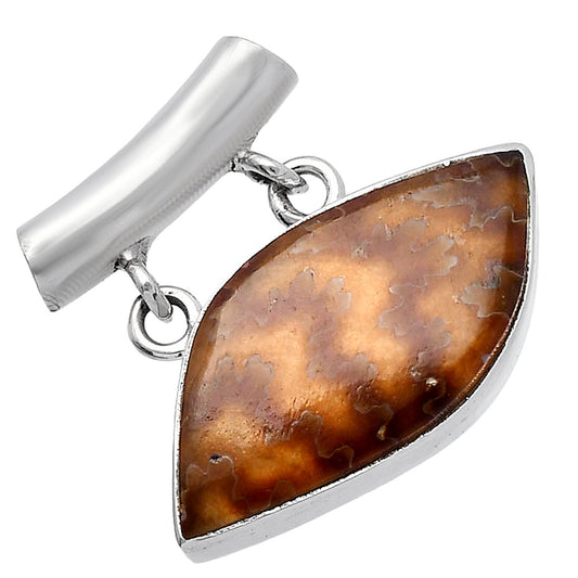 Natural Sutured Ammonite - Madagascar Pendant P-1198 SDP144914