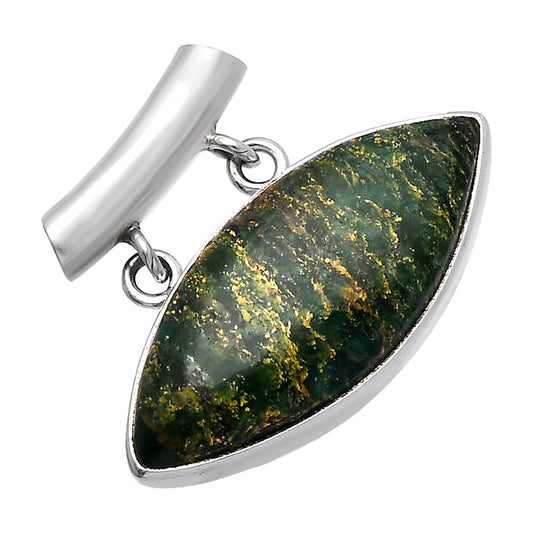Natural Green Fuchsite Pendant P-1198 SDP144919