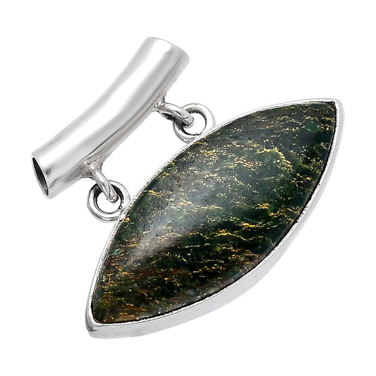 Natural Green Fuchsite Pendant P-1198 SDP144928