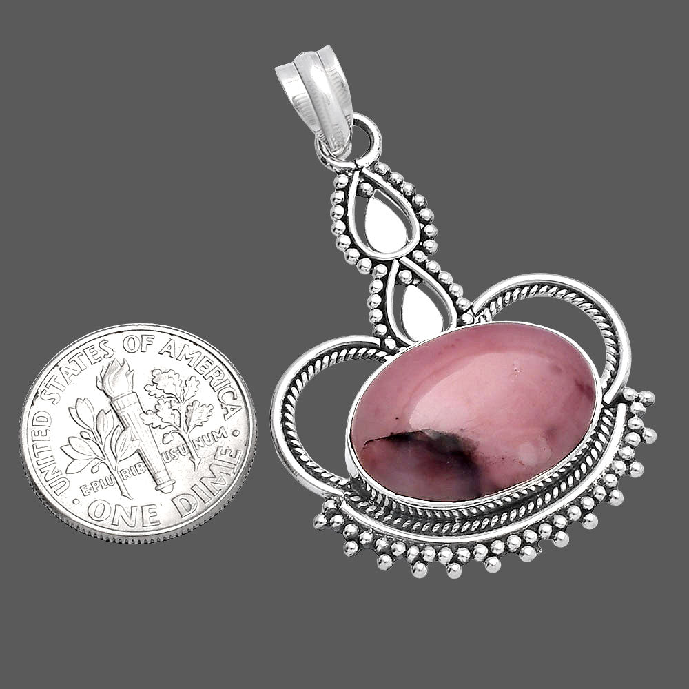 Natural Guava Quartz - Brazil Pendant P-1579 SDP145017