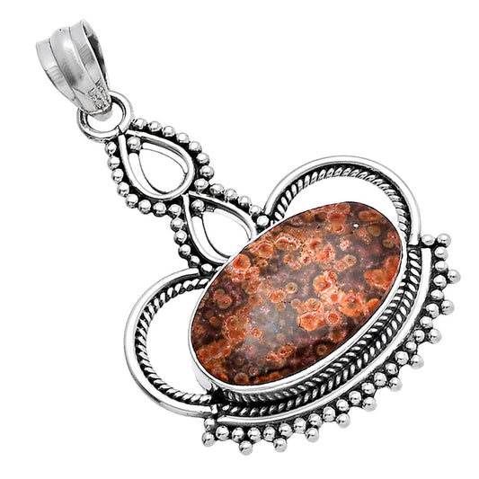 Natural Poppy Jasper Pendant P-1579 SDP145034