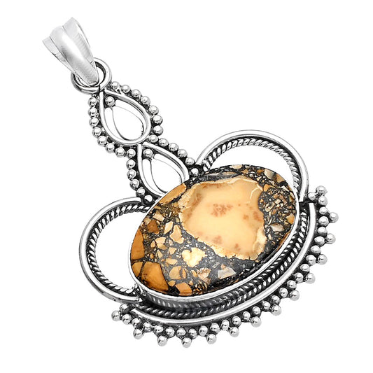 Natural Maligano Jasper - Indonesia Pendant P-1579 SDP145036