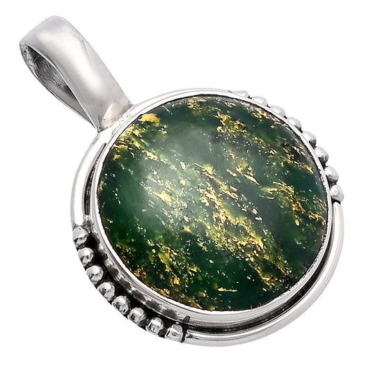 Natural Green Fuchsite Pendant P-1326 SDP145817