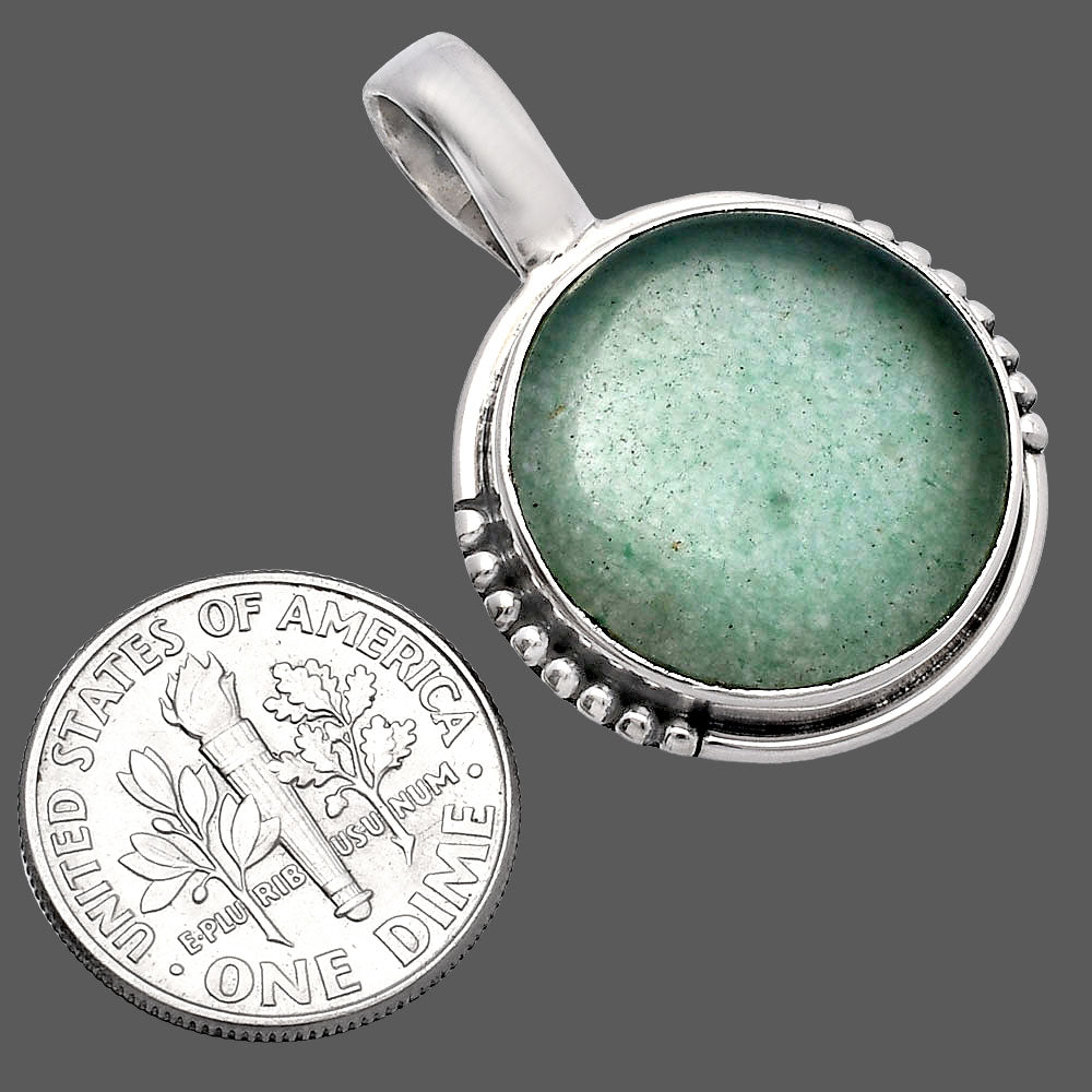 Natural Green Aventurine Pendant P-1326 SDP145833