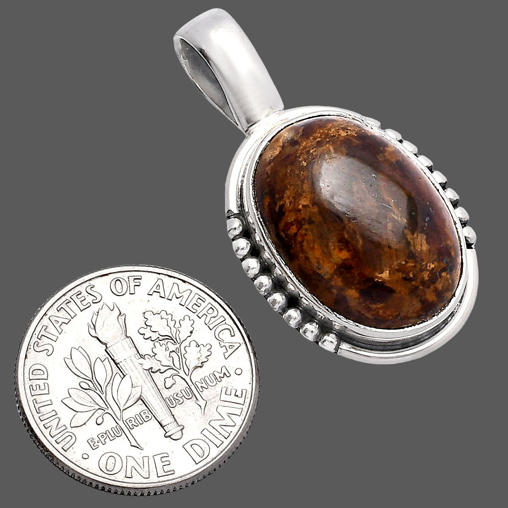 Natural Bronzite Pendant P-1326 SDP145838