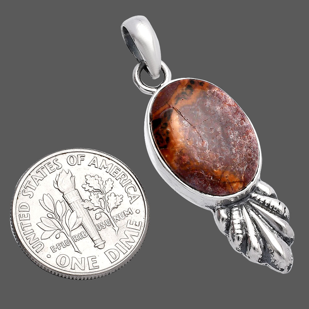 Natural Mexican Bird Eye Pendant P-1126 SDP145848