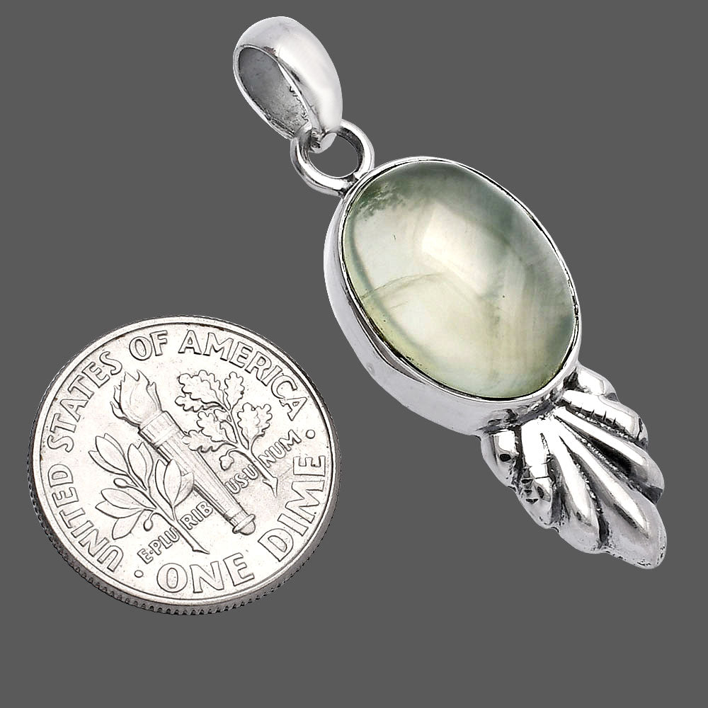 Natural Prehnite Pendant P-1126 SDP145877