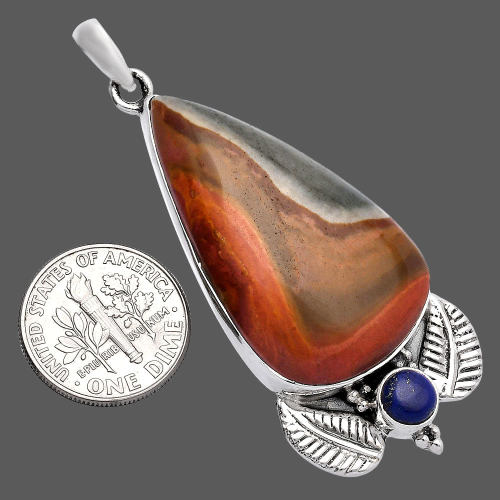 Polygram Jasper & Lapis Lazuli Pendant P-1127 SDP145911