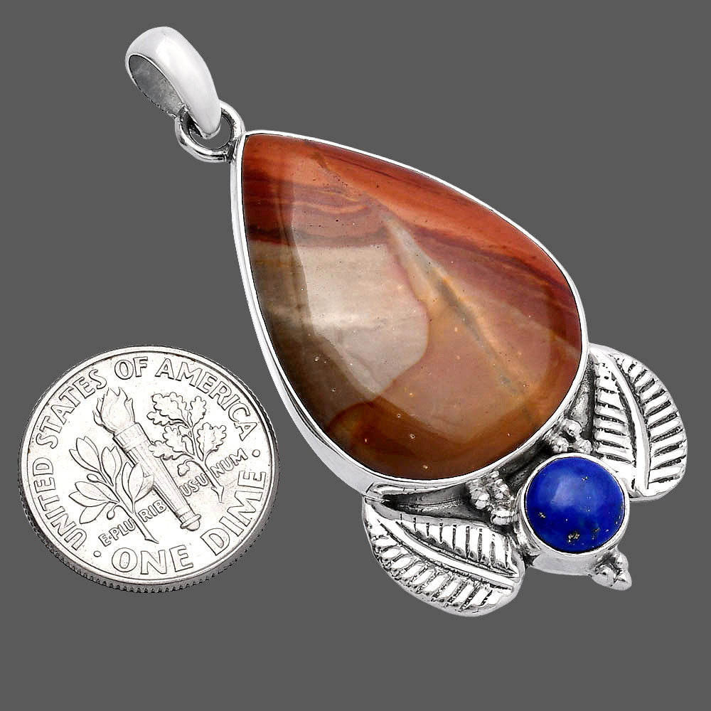 Polygram Jasper & Lapis Lazuli Pendant P-1127 SDP145935