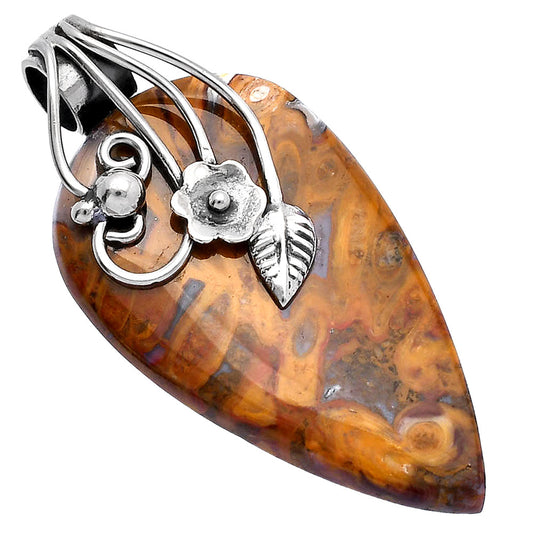 Natural Red Palm Root Agate Pendant P-1581 SDP146001